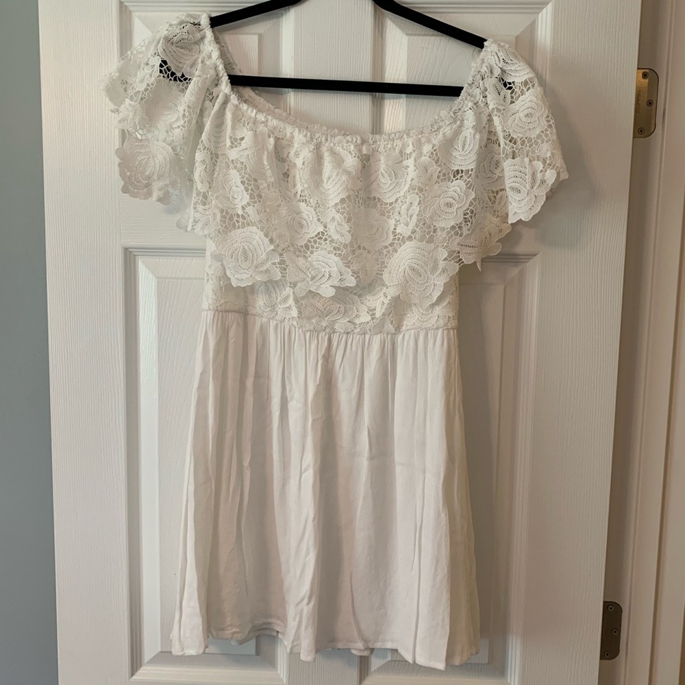 Off the shoulder dress